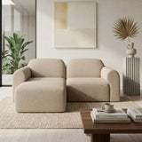 Modern European furniture - End Seater Sofa with Footstool  - www.oroa.com