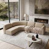 Modern or European furniture - Curved Modular Sofa Set - www.oroa.com