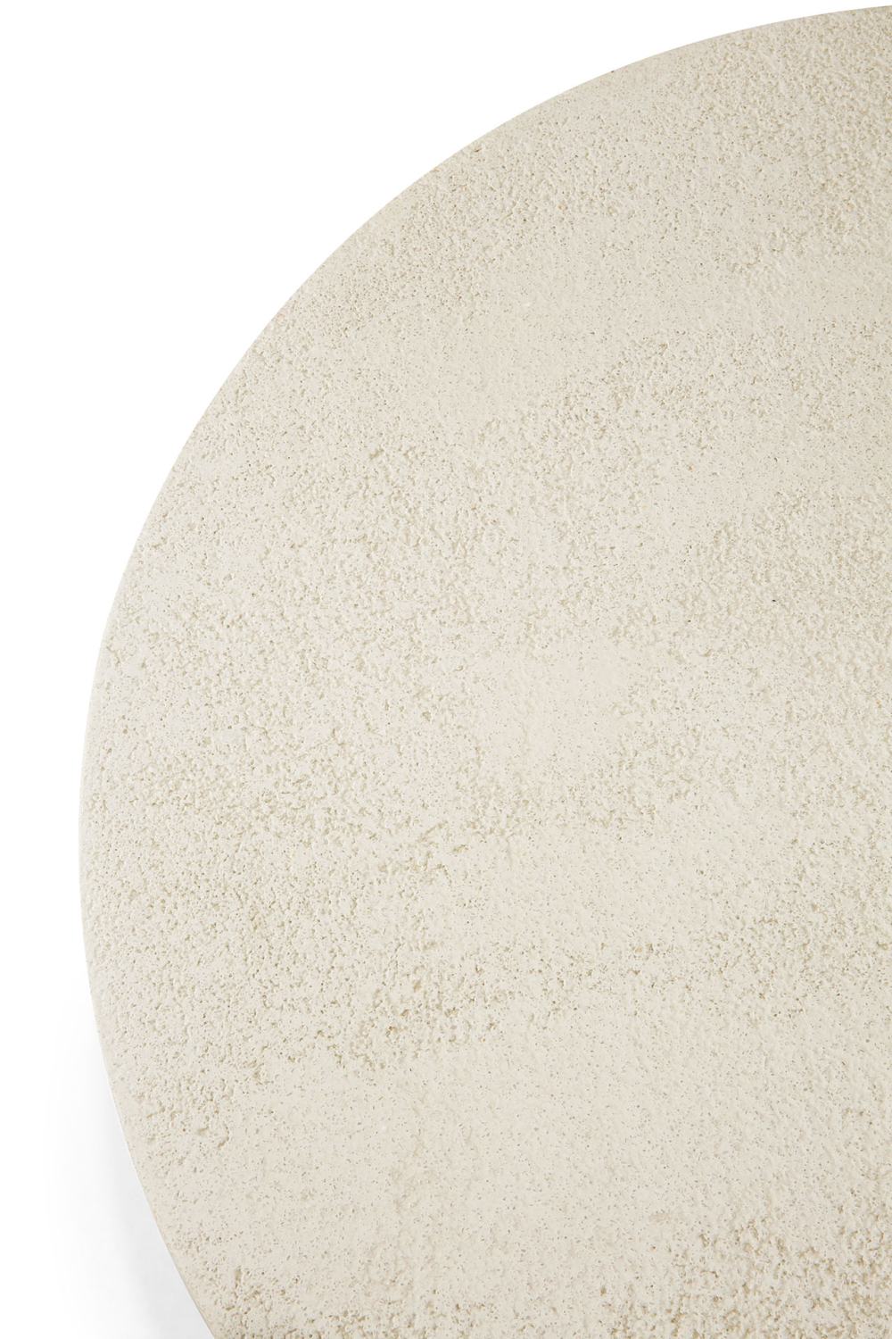 Round Off-White Coffee Table | Ethnicraft Elements | Oroa.com