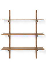 Varnished Mahogany Wall Shelf | Ethnicraft PI | Oroa.com