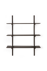 Brown Mahogany Wall Shelf | Ethnicraft PI | Oroa.com