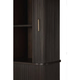 Brown Mahogany Filing Cabinet | Ethnicraft Roller Max | Oroa.com