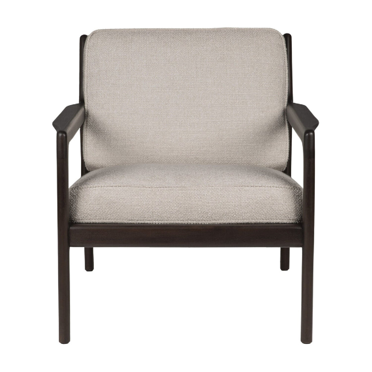 Brown Mahogany Lounge Chair | Ethnicraft Jack | Oroa.com