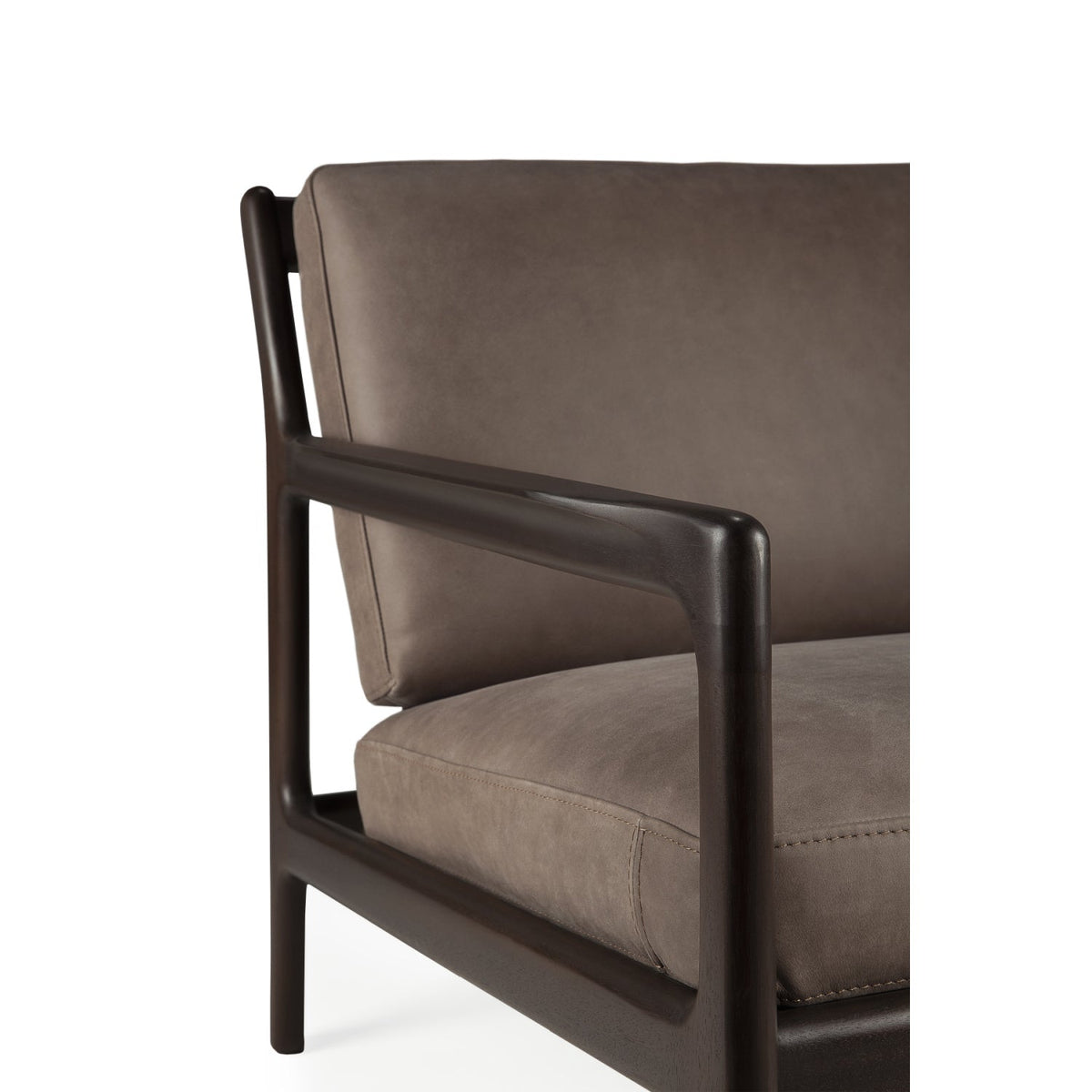 Brown Mahogany Lounge Chair | Ethnicraft Jack | Oroa.com