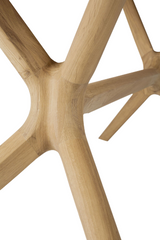 Cross Leg Oak Dining Table | Ethnicraft Oak | OROA.COM