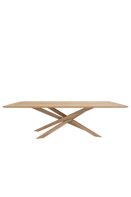 Rectangular Oak Dining Table | Ethnicraft Mikado | OROA.com