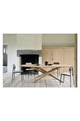 Oval Oak Dining Table | Ethnicraft Mikado | Oroa.com