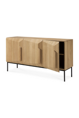 Carved Oak Sideboard | Ethnicraft Stairs