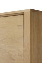 3-Door Oak Wood Wardrobe Cabinet | Ethnicraft Shadow | OROA.COM