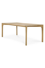 Natural Oak Modern Dining Table | Ethnicraft PI | Oroa.com