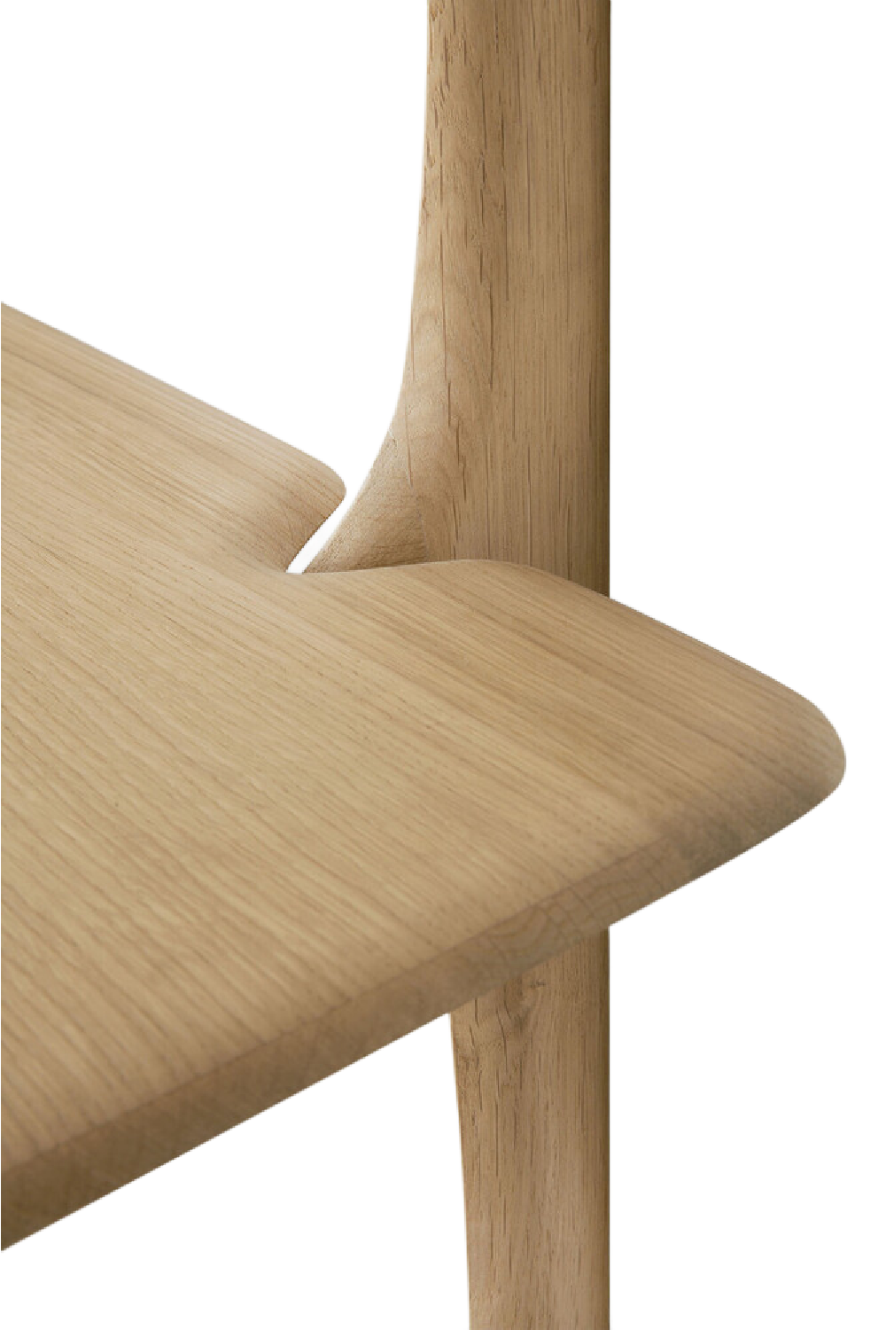 Curved Wood Wall Shelf | Ethnicraft PI | OROA.com
