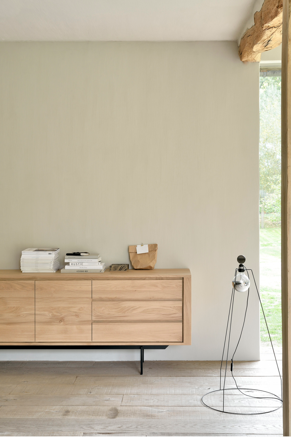 Oak Wood Sideboard with Legs | Ethnicraft Shadow | OROA TRADE