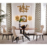 Stacked Metallic Tubes Chandelier | Jonathan Adler Milano Kinetic | Oroa.com