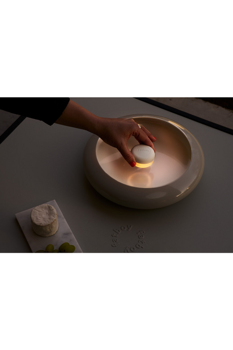 Metal Bowl Outdoor Wall Lamp L | Fatboy Oloha | OROA.com