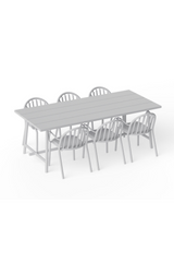 Aluminum 6-Seater Outdoor Table | Fatboy Fred | OROA.com
