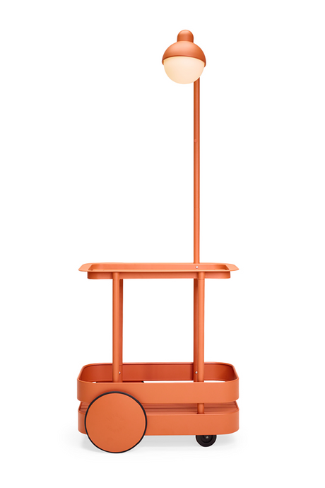 Outdoor Lighted Bar Cart | Fatboy Jolly Trolley | OROA.com