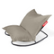 Modern Outdoor Bean Bag With Rocking Chair | Fatboy Original Slim + Rock 'n Roll | OROA.com