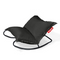 Modern Outdoor Bean Bag With Rocking Chair | Fatboy Original Slim + Rock 'n Roll | OROA.com