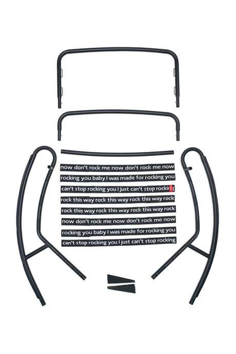 Modern Bean Bag With Rocking Chair | Fatboy Original Slim + Rock 'n Roll | OROA.com
