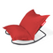Modern Bean Bag With Rocking Chair | Fatboy Original Slim + Rock 'n Roll | OROA.com