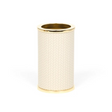 Round Leather Toothbrush Holder | Pinetti Olimpia | OROA.com