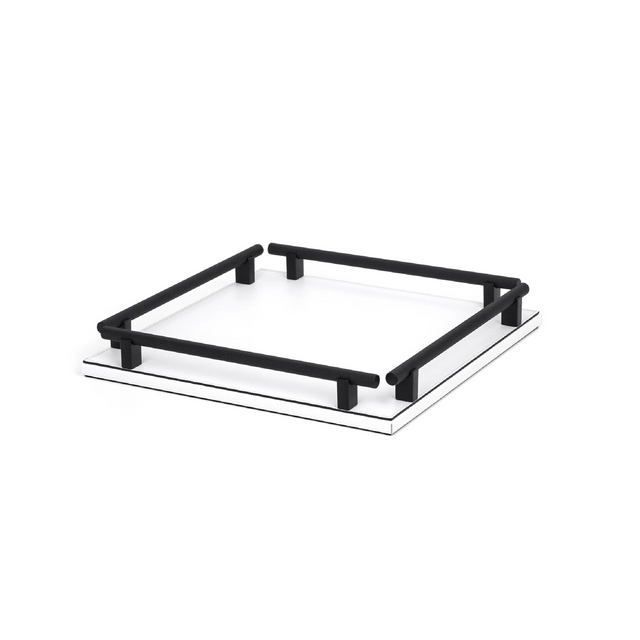 Square Leather Tray | Pinetti Robert | OROA.com