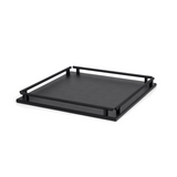 Square Leather Tray | Pinetti Robert | OROA.com