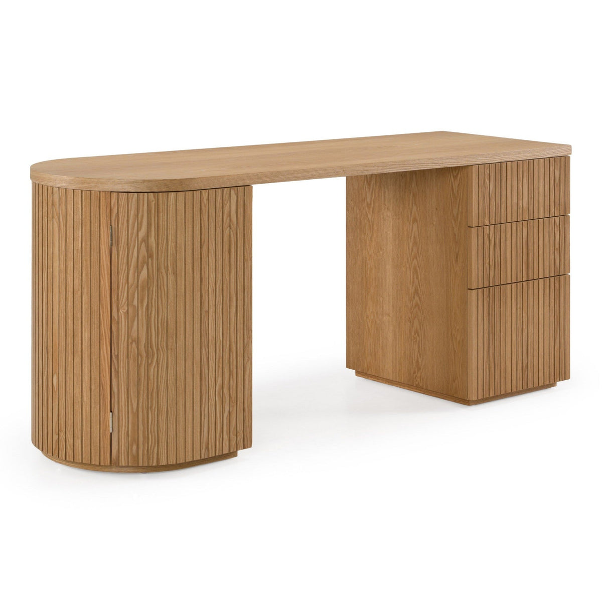 Wooden 3-Drawer Desk | Oroa Modern Albrite | Oroa.com