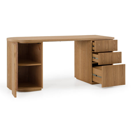 Wooden 3-Drawer Desk | Oroa Modern Albrite | Oroa.com