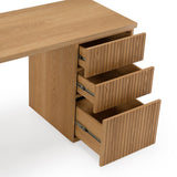 Wooden 3-Drawer Desk | Oroa Modern Albrite | Oroa.com
