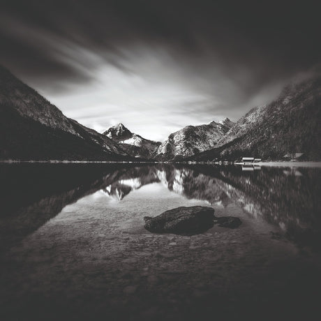 Dark Eclipse Black & White Nature photographic art print by Cobra Art