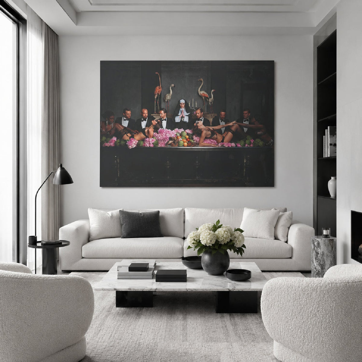 Preaching Desire Provocative Gathering photographic art print by Cobra Art, alternate view 2
