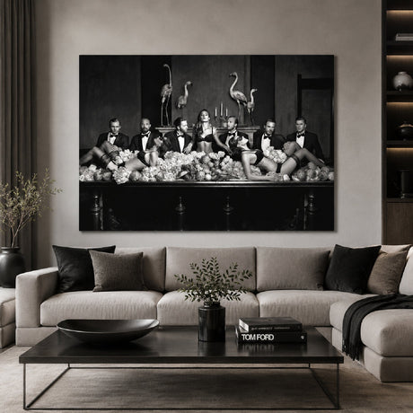 Beautiful Dominance Black & White Sensuous photographic art print by Cobra Art, alternate view 2