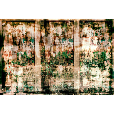 The Vogue Door Faded Mosaic photographic art print by Cobra Art