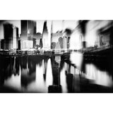 New Yor Skyline Black & White Buildings photographic art print by Cobra Art