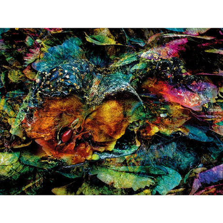 Forgotten Fruit Multicolored Modern Abstract Art art print by Cobra Art