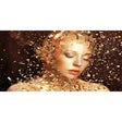 Anatomy of a Milisecond Gold Surrealistic Woman photographic art print by Cobra Art