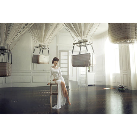 In Her Room Girl In White photographic art print by Cobra Art