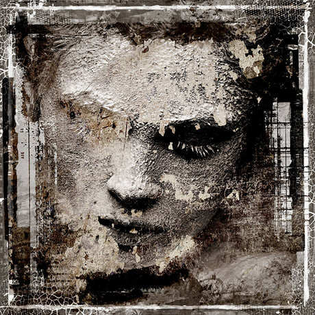 Face White Painted Woman photographic art print by Cobra Art