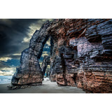 Cathedal Beach Rock Formation photographic art print by Cobra Art