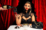 A Little Bit Of Champagne Please Fashionable Woman photographic art print by Cobra Art