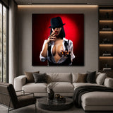 Copa Y Puro Lady With Cigar photographic art print by Cobra Art, alternate view 2