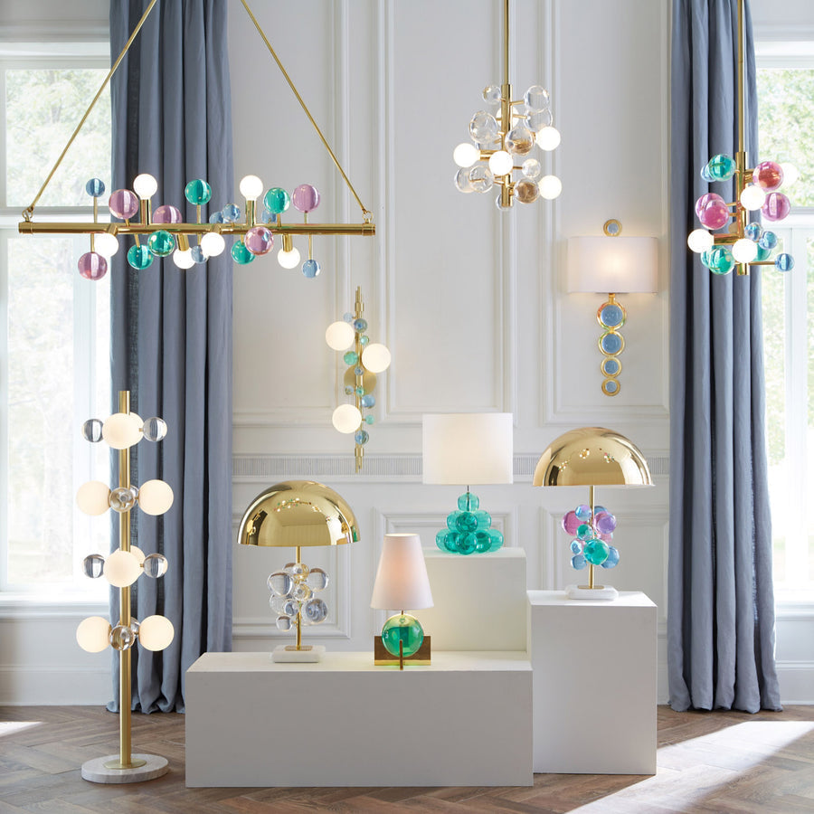 Blue Spheres Wall Light | Jonathan Adler Globo  Oroa.com