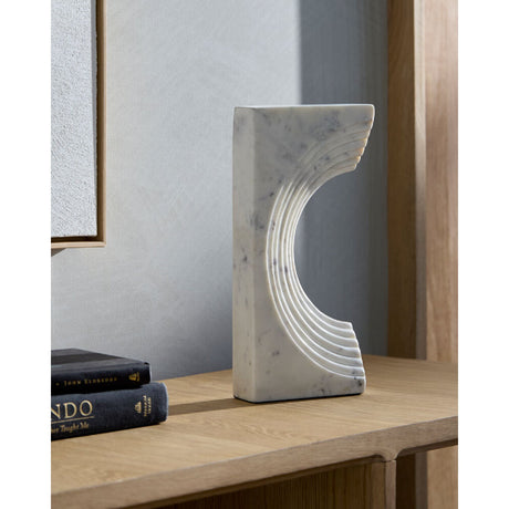 Modern European furniture - Marble Concave Sculpture - www.oroa.com