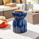 Modern European furniture - Twisted Hourglass Ceramic Garden Stool - www.oroa.com