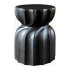 Modern European furniture - Twisted Hourglass Ceramic Garden Stool - www.oroa.com