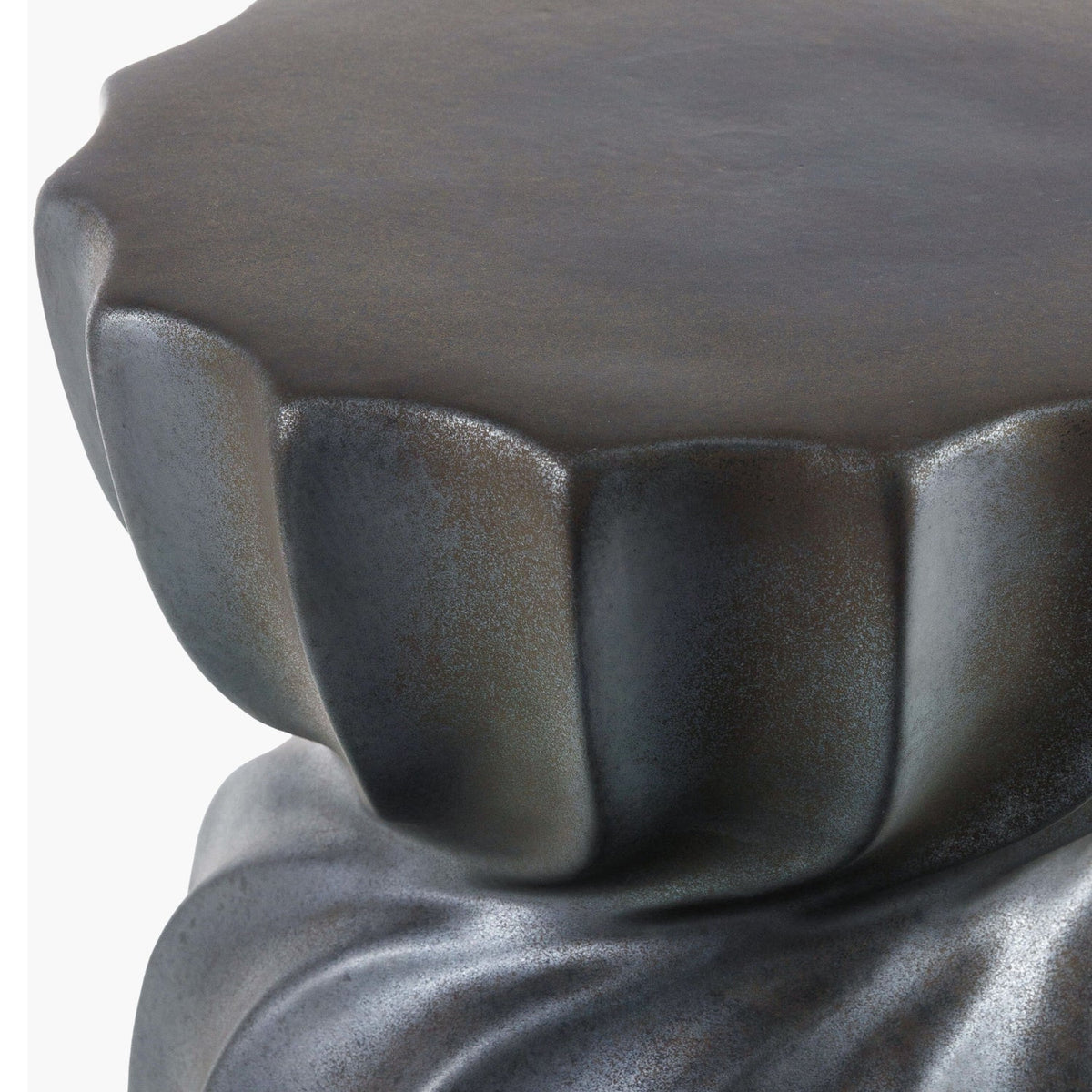 Modern European furniture - Twisted Hourglass Ceramic Garden Stool - www.oroa.com