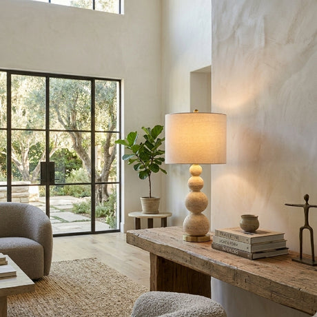 Modern European furniture - Khaki Spheres Table Lamp - www.oroa.com