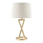 Modern European furniture - Crisscross Aluminum Accent Table Lamp - www.oroa.com