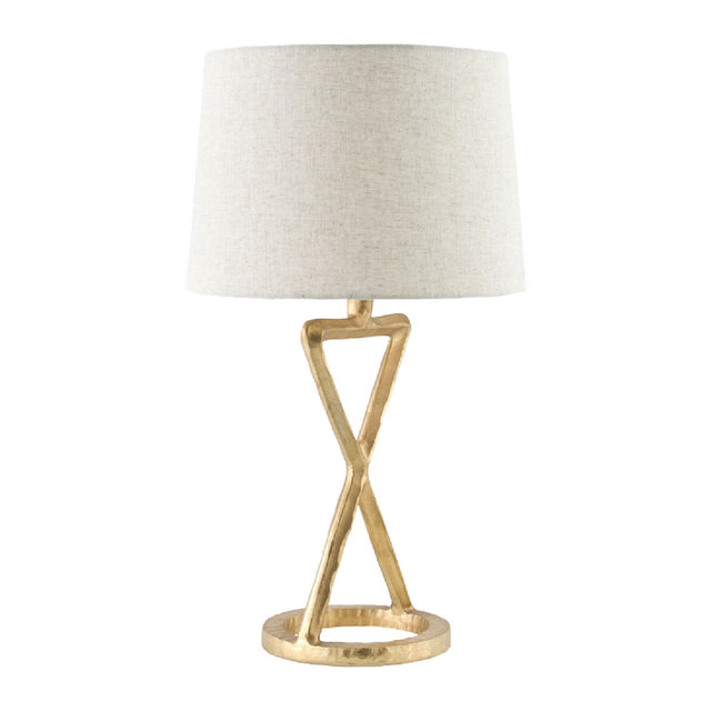 Modern European furniture - Crisscross Aluminum Accent Table Lamp - www.oroa.com